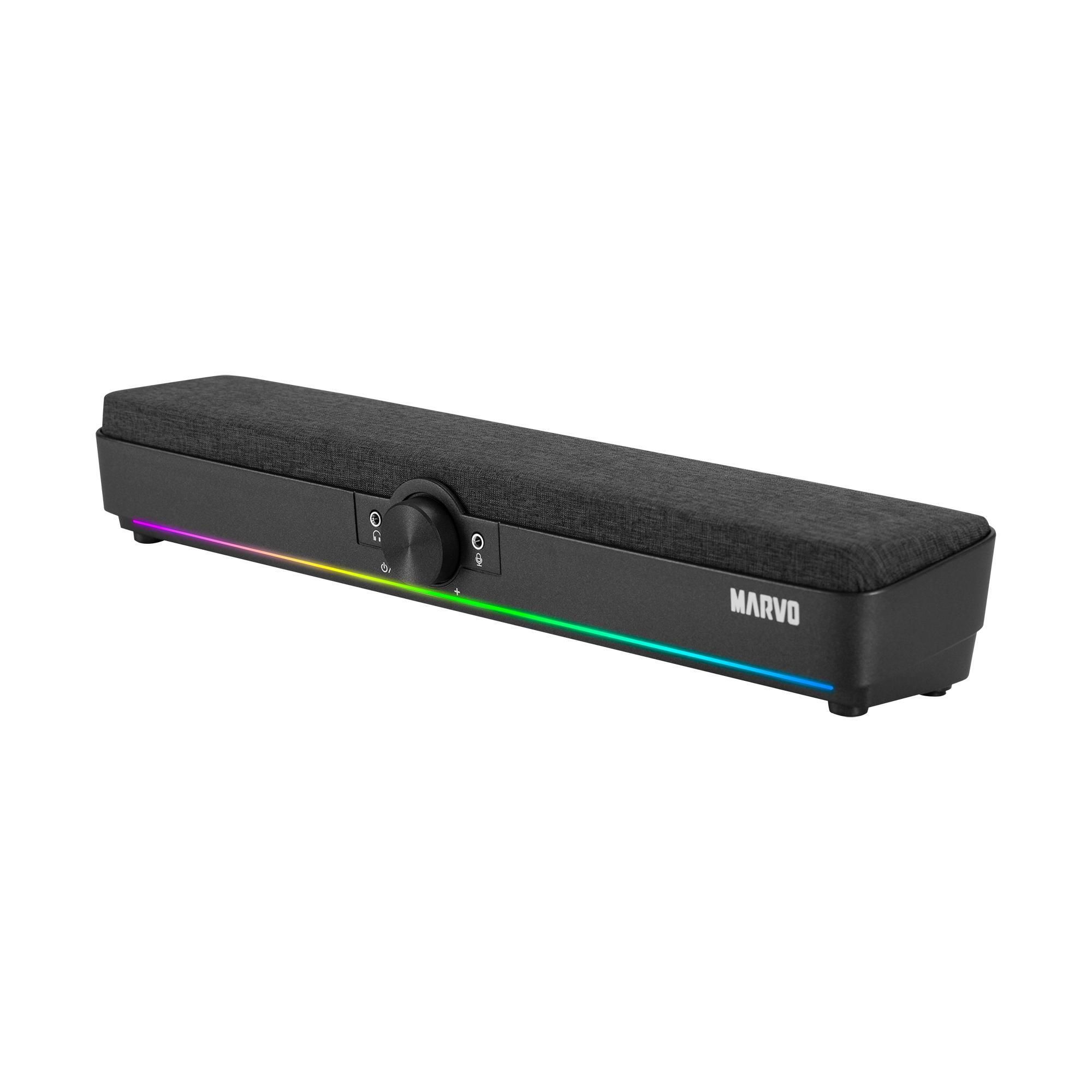SG-286 RGB Soundbar Bluetooth + Aux USB Powered