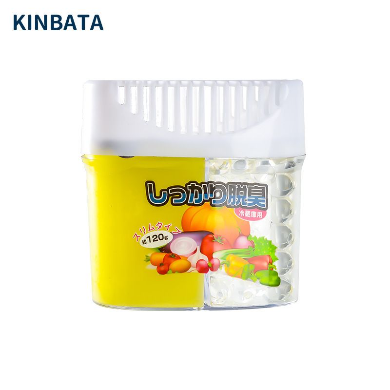 檸檬味 雪櫃除味劑 活性炭除味 除異味 N-977 冰箱除味劑 120g 消臭劑