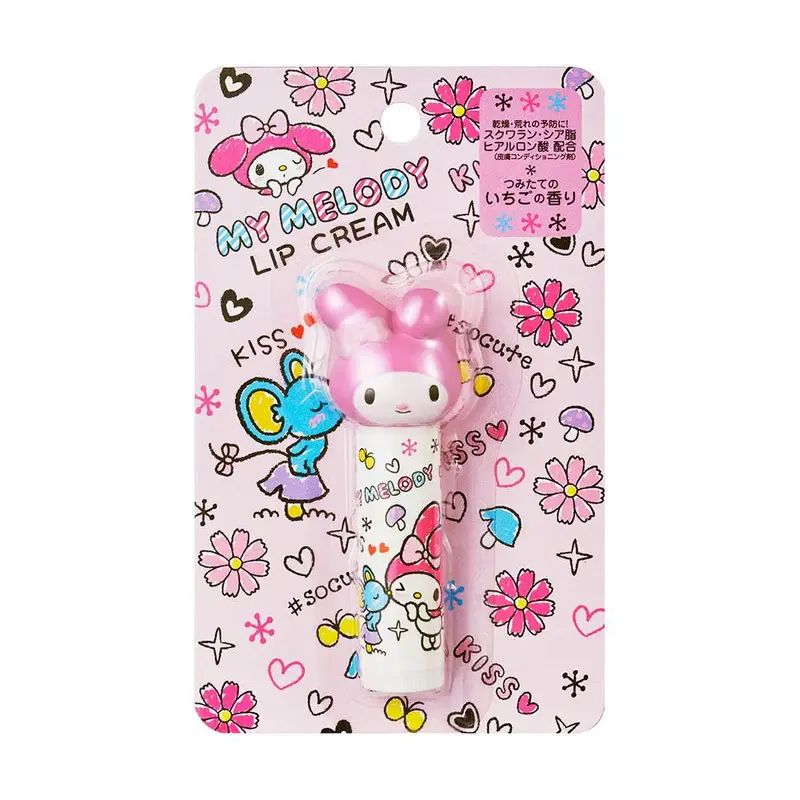 My Melody 造型潤唇膏 滋潤護唇膏 士多啤梨香味 4g [