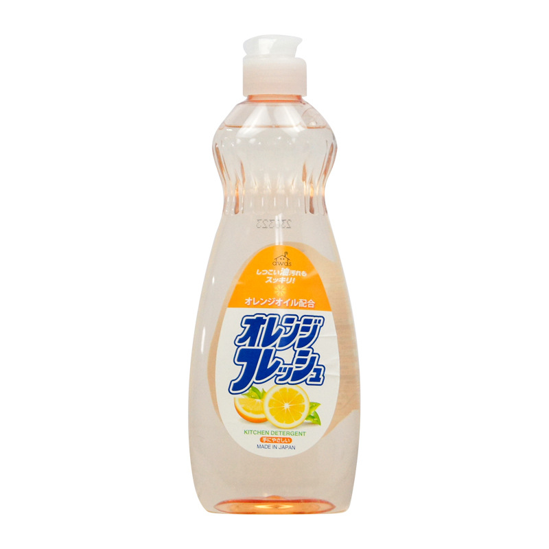 日本 Rocket 草本去油洗潔精 香橙味(中性) 廚房清潔劑 600ml [平行進口]