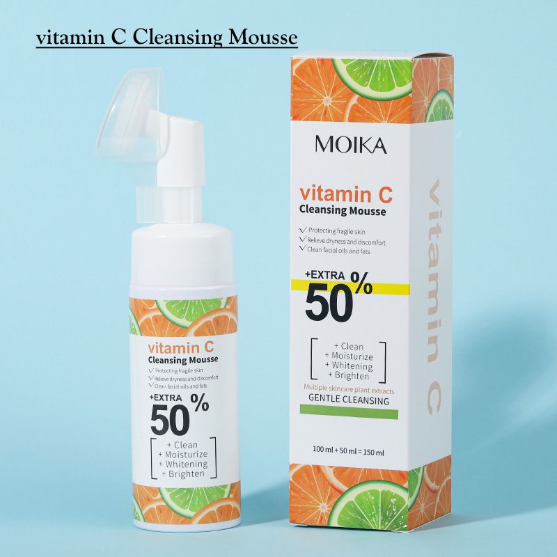 維他命C 潔面慕絲 多種護膚植物萃取 溫和清潔 150ml