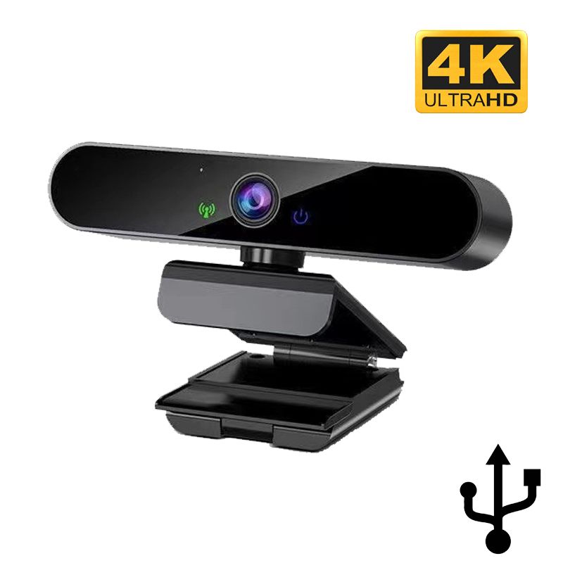 4K高清USB鏡頭 [PC05] 4K WebCam Computer Conference Online Class Game Live 360度旋轉 Zoom Recorder w/Mic
