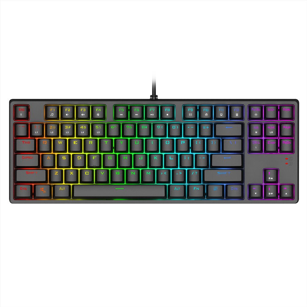 DK5.0 Lite Edition 紅軸機械鍵盤 黑色87-Keys RGB Gaming Mechanical Keyboard (Outemu Red Switch)