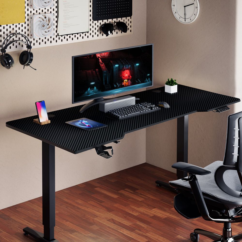 MOTO-E 1675 Electrical Gaming Desk (電動升降枱) 160*75cm 人體工學升降電腦枱 電競升降桌 - New Version