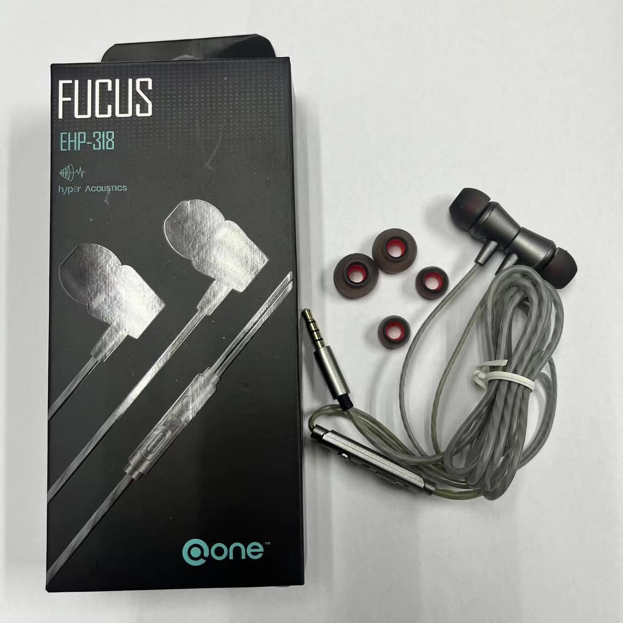 FUCUS 3.5mm 入耳式 耳筒 連全指向Mic 線控 EHP-38 Hyper Acoustics