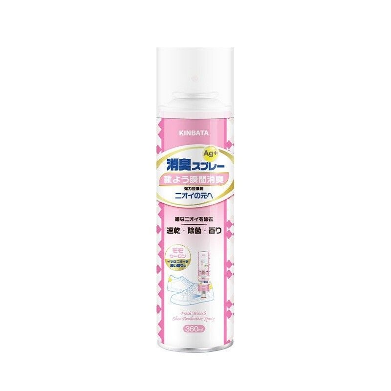 銀離子(Ag+) 鞋履除臭噴霧 360ml  白桃味