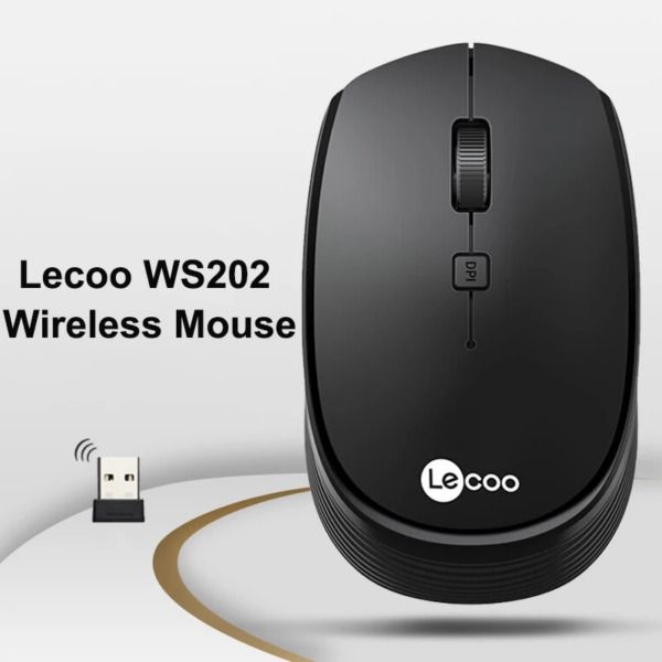 LECOO WS202 2.4G 無線光學滑鼠 Wireless Mouse