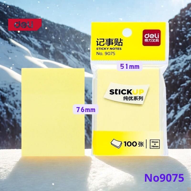 DELI No.9075便利貼100張(990754)51mmx76mm #記事貼