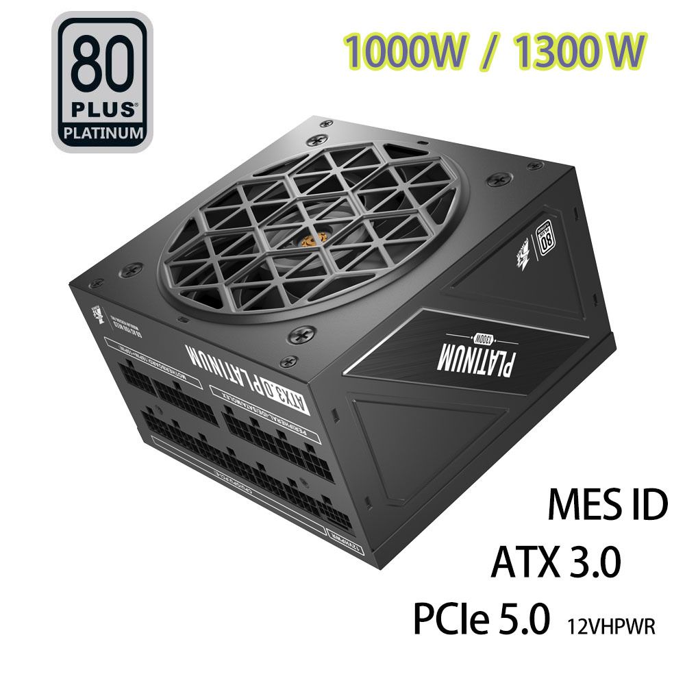 NGDP ATX 3.0 1000W 80+ Platinum Full Modular Power Supply HA-1000BA3 白金牌1000火