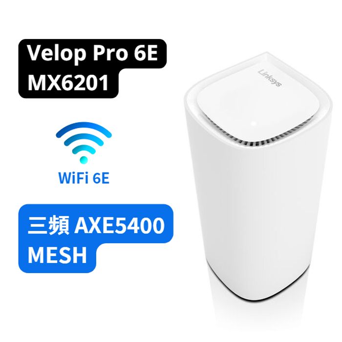 MX6201 Velop Pro 6E 三頻 AXE5400 Mesh WiFi 6E Router 路由器