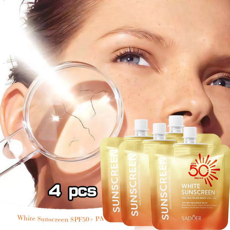 防曬隔離防護6合1 [4件裝] 持久防曬 清爽防水防汗 SPF50+ PA+++