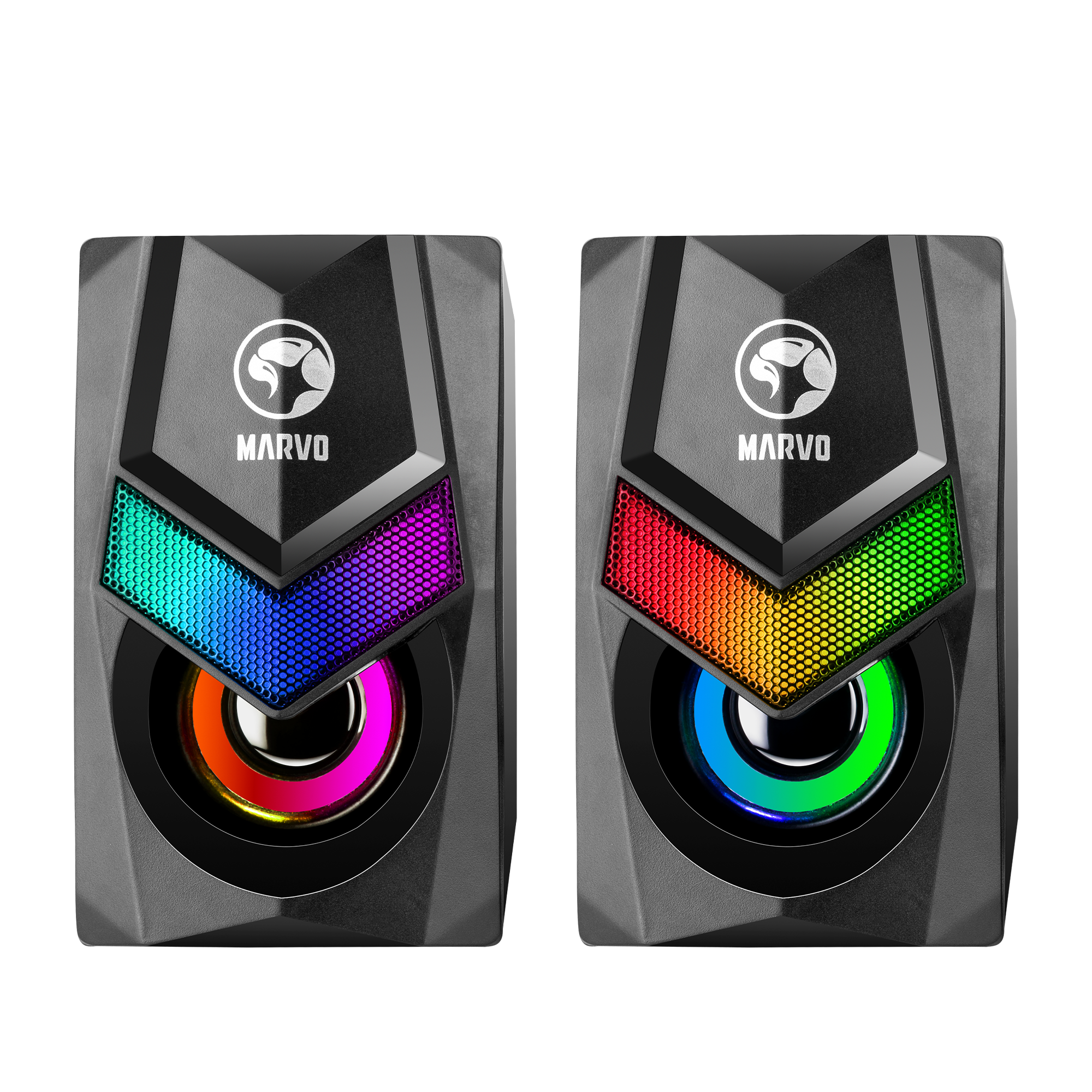 SG-118 Havoc 10 2.0 立體聲 RGB 喇叭 3.5 mm AUX input USB Powered