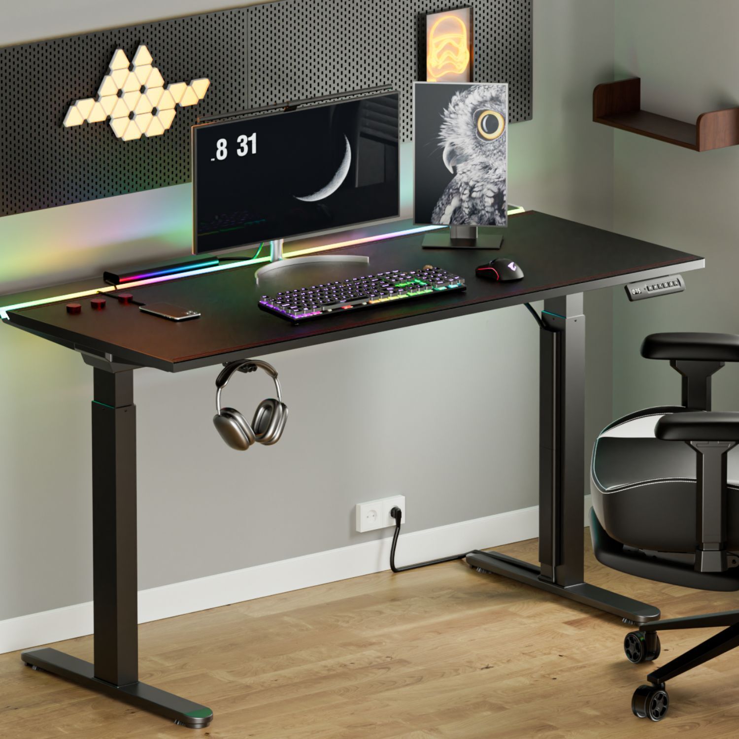 F.A.S.T 電動升降枱 RGB 140*70*73~122cm FAST系列