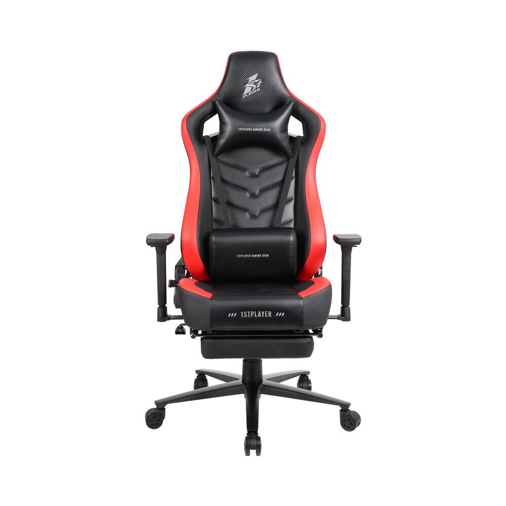 DK1 PRO FR Gaming Chair [紅+黑色] (加強版連腳托) 電競椅 遊戲扶手椅 高背椅 3D 辨公室座椅 大班椅