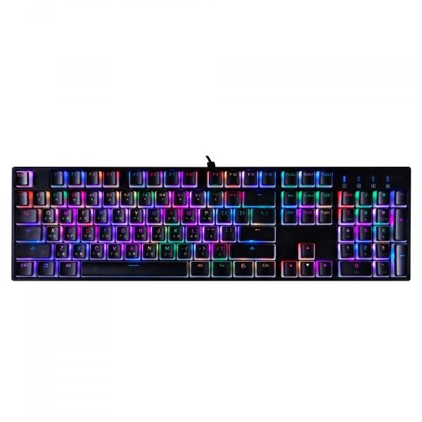 Keycap-KC1(BK) 黑色布丁鍵帽/PBT/兩色成型/中英文(倉頡,註音字符)-108 鍵