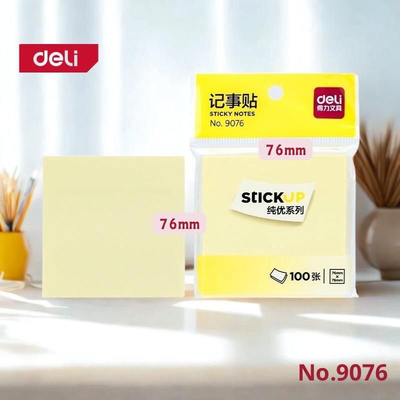 DELI No.9076便利貼100張(990761)76mmx76mm #記事貼