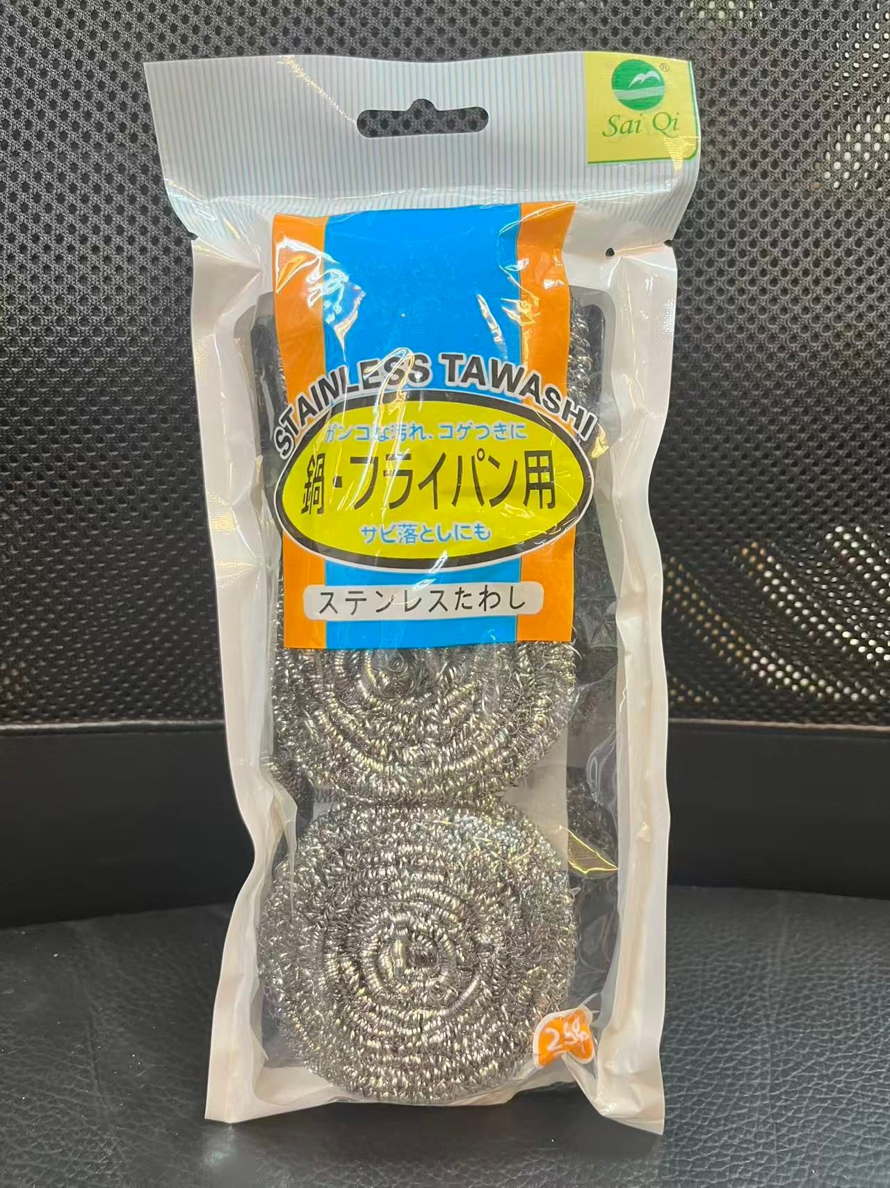 Tawashi Stainless Steel  日式不銹鋼鋼絲球[3個入](2.75吋)