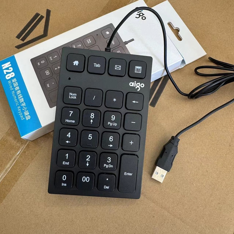 USB 數字鍵盤 N28 Number Pad 朱古力數字鍵盤 USB Numpad