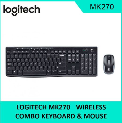 MK270 無線滑鼠鍵盤組合 - 英文版 無線套裝 - (平行進口)