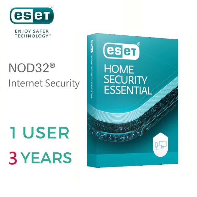 NOD32 HOME SECURITY ESSENTIAL (INTERNET SECURITY) 防毒軟件 1用戶3年 網絡安全套裝 盒裝版 [1裝置3年]