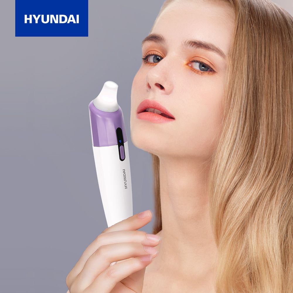 韓國Hyundai 可視黑頭去除器 FC-031 無線毛孔監測器支援 iOS/Android 高清皮膚觀察儀 [平行進口]