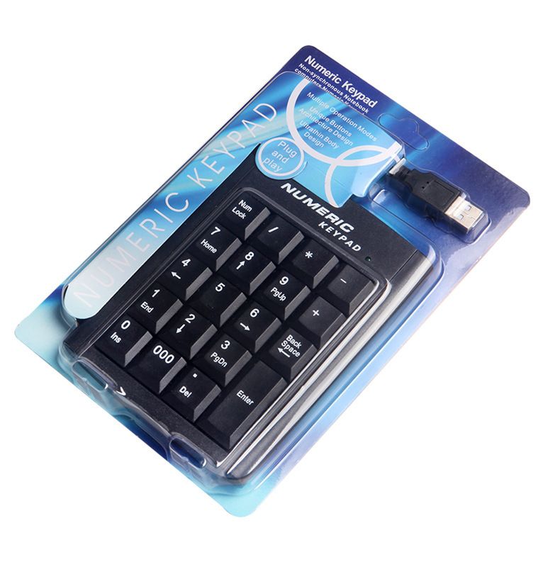 USB NUMPAD 數字鍵盤 19鍵 便攜式 即插即用