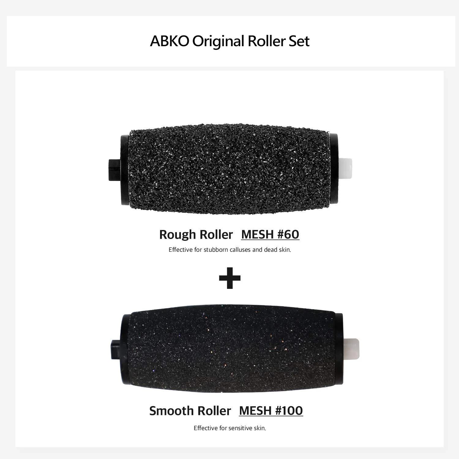 電動磨皮機原裝滾輪一組 Set(#60,#100) For CR01/AW03, CR02