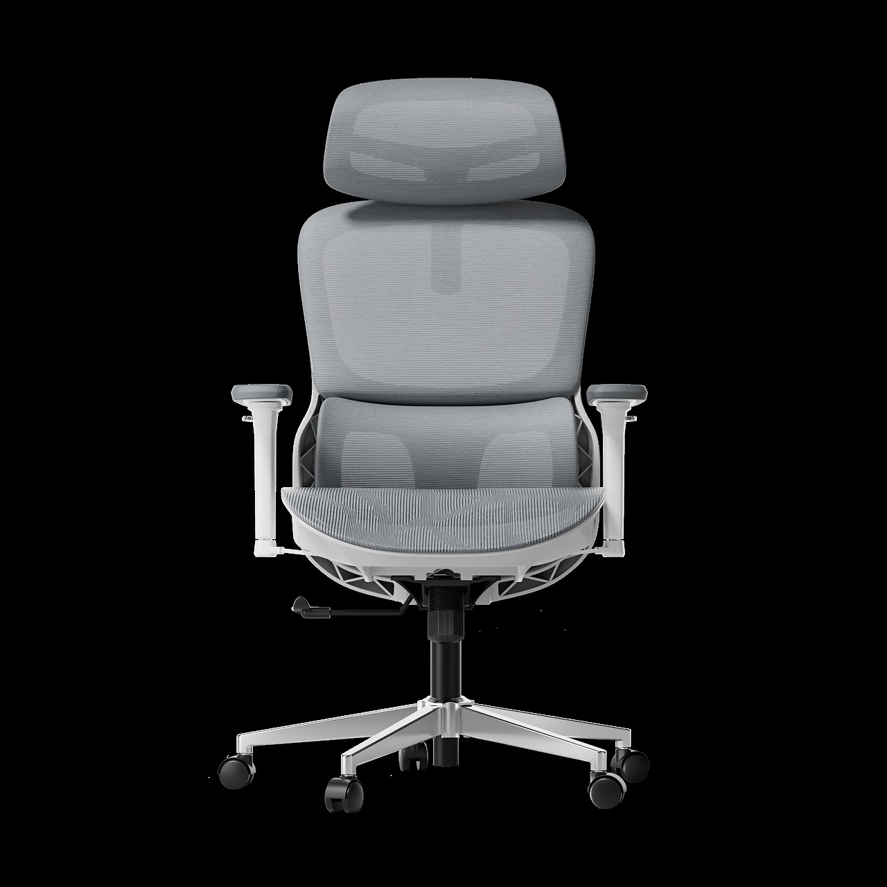 P2 Mesh Seat Cushion + Flip-Up Armrests 灰色[行貨] - without Footrest (P216WSC)