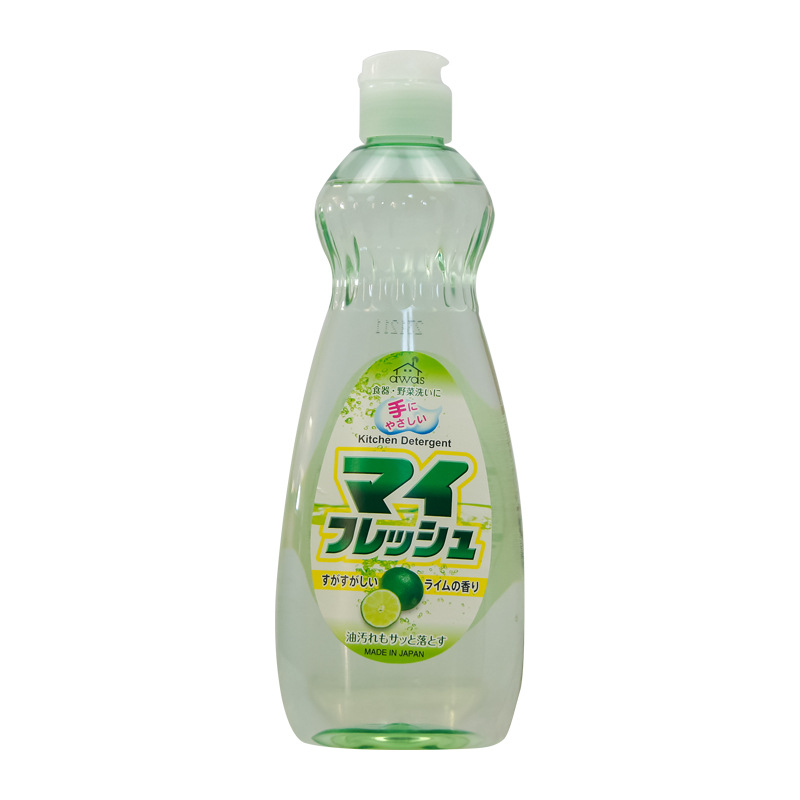 日本 Rocket 草本去油洗潔精 青檸香味(中性) 廚房清潔劑 600ml [平行進口]