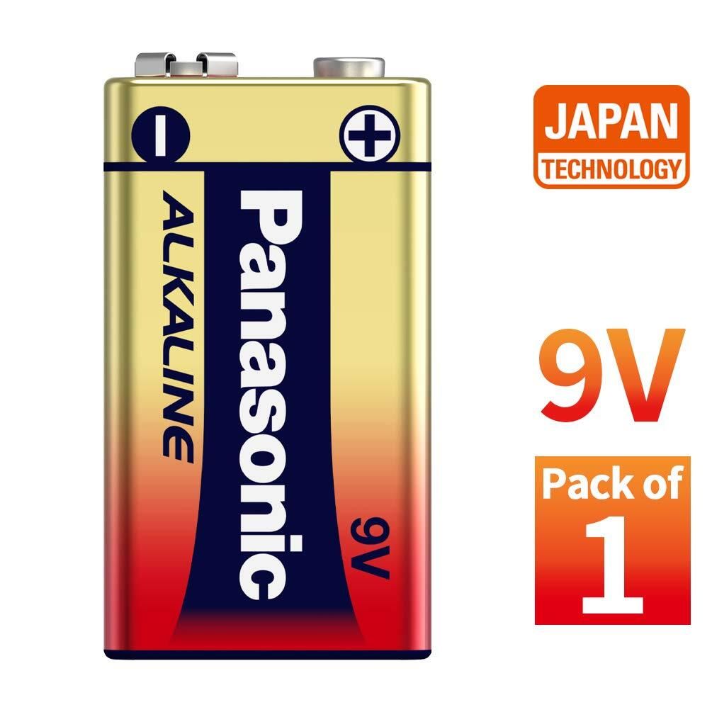 Panasonic 9V 鹼性電池 (6LR61) 1粒裝 [平行進口] #6938181024796