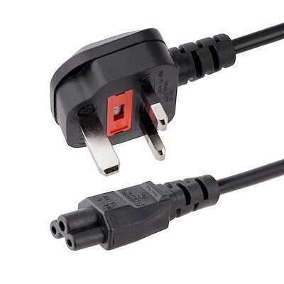 1.5米 英規電源線 三圓孔梅花尾 C5電源線 手提電腦適配器/家居小電器適用 帶13A Fuse保險絲