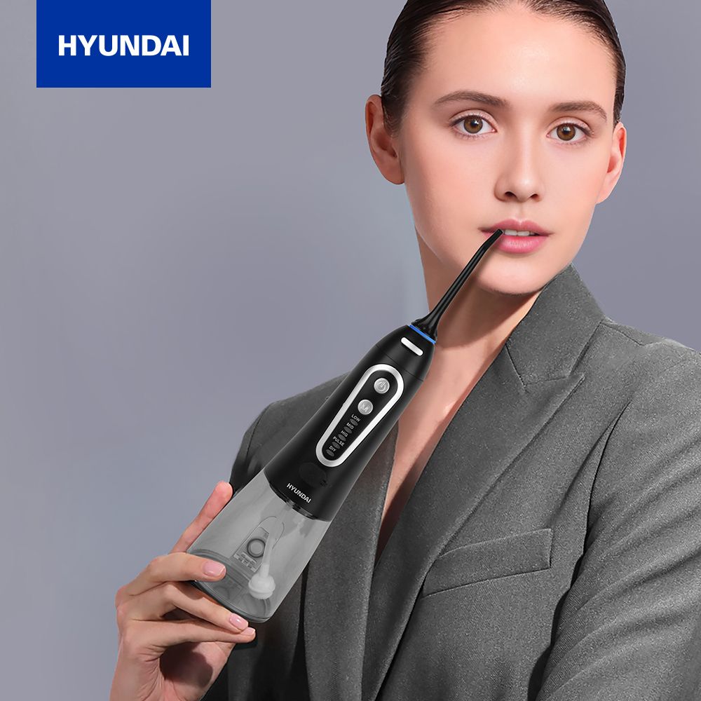 韓國Hyundai 水牙線 OC-010 手提式口腔沖洗器 300ml 儲水 #6932391934005 [平行進口]